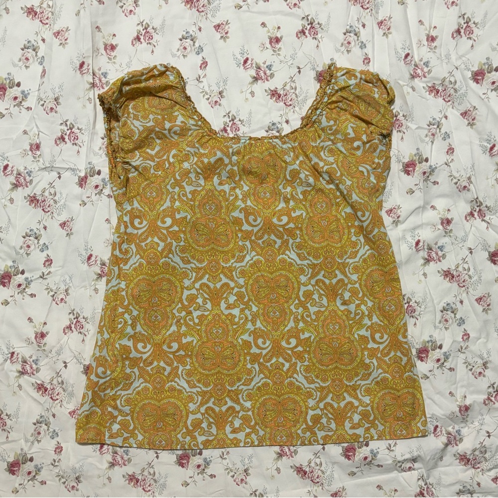 j.crew off the shoulder blouse.